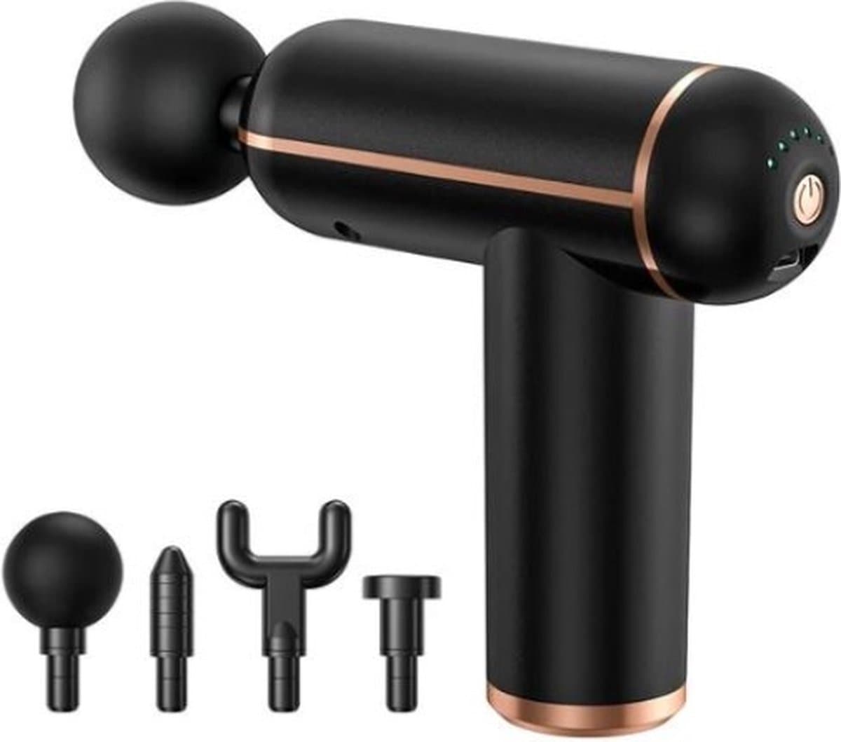 Igoods Massage gun - Massagepistool - Draadloos - Spierherstel en Relax massage - Zwart — afbeelding 1