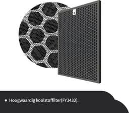 Filter set geschikt voor de Philips AC3252 - AC3260 luchtreinigers. FY3432 en FY3433 van Replacements® — thumbnail 4