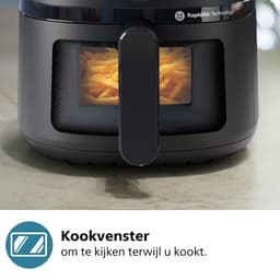 Philips 2000 Series Airfryer - NA210/00 - Kijkvenster - RapidAir - 3.2L - Tot 3 Personen - Zwart — thumbnail 6