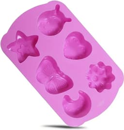 Airfryer Siliconen bakvorm met Figuurtjes - Bakvorm met Figuren Voor Kinderen - Roze — thumbnail 1
