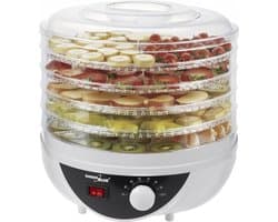 GreenBlue - Voedsel droger voor de fruit-, champignon- en groenten - 250W - Extra stil - Wit