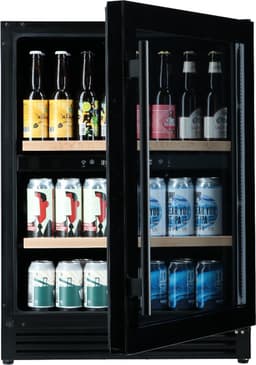 Bierkoelkast Brussel - vol glazen deur - 126 flessen - Koelkast horeca - Bier koelkast voor Thuis - Flessenkoelkast- Drank koelkast - Bierkast — thumbnail 5