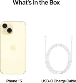 Apple iPhone 15 - 128GB - Yellow — thumbnail 5