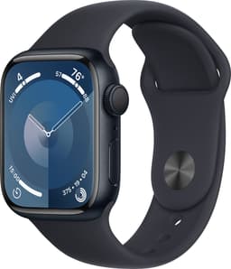 Apple Watch Series 9 - GPS + Cellular - 41mm - Midnight Aluminium Case with Midnight Sport Band S/M — thumbnail 3