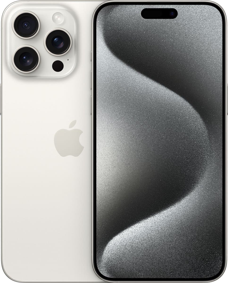 Apple iPhone 15 Pro Max - 1TB - Wit Titanium — afbeelding 1