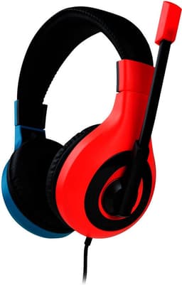 Nacon Stereo Gaming Headset V1 - Nintendo Switch - Neon Rood/Blauw — thumbnail 4