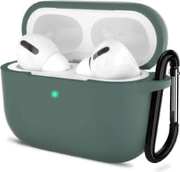 Shieldcase Case - beschermhoes geschikt voor Airpods Pro / 2 Pro silicone case - case geschikt voor Airpods Pro / Pro 2 hoesje - optimale bescherming - donkergroen — thumbnail 1