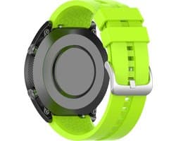 Strap-it Smartwatch bandje 22mm - extreme siliconen horlogeband geschikt voor Samsung Galaxy Watch 1 46mm / Galaxy Watch 3 45mm / Gear S3 Classic & Frontier - Amazfit GTR 47mm / GTR 2 / GTR 3 & 3 Pro / GTR 4 - OnePlus Watch - lime