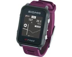 SIGMA Id.free sporthorloge paars hartslag / gps/acti/ant+/ble
