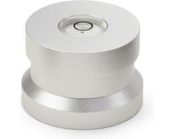 Dynavox Aluminium puck met waterpas (Zilver)
