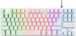 Trust GXT 833W Thado - Gaming Keyboard - TKL (tenkeyless) - Verlichting - PC/PS5 - Qwerty - Wit — thumbnail 1
