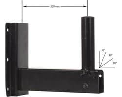 HQ-Power Montagebeugel, voor luidsprekerkast, max. last 25 kg, metaal, zwart