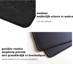 Rainbecom - Zwart - 800 x 300 x 2 mm - XXL - Gaming Muismat - Antislip mat — thumbnail 3