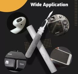 Airpods Cleaner - Schoonmaakset - 3 in 1 Pen - Cleaningkit - Oordopjes Reinigen Schoonmaken - Airpods Reiniging set - Earphone cleaning - Desinfecteren - Zwart — thumbnail 5