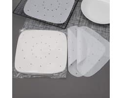 Bakpapier Airfryer - 40 stuks - Anti aanbakvellen - Luchtfriteuse - 20x20cm