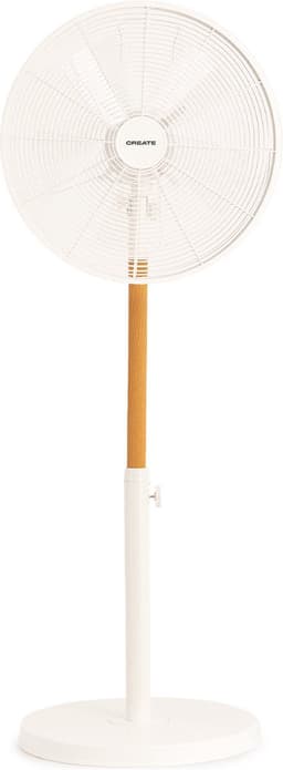 CREATE - Retro stijl 50 W draaiende staande ventilator - AIR STAND WOOD — thumbnail 1