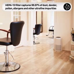 Instant™ Air Purifier Luchtreiniger Wit - Keuken / Slaapkamer tot ± 22m² - Met HEPA-13 Filter - 3-in-1 Filtratie Tegen Woning Allergenen & Huisdier Allergie - Verwijdert 99.9% Bacterien, Stof, Rook, & Stuifmeel met Plasma Ion Technologie - AP200 — thumbnail 16