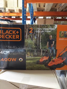 Black & Decker Grasmaaier Elektrisch Instelbare maaihoogte 1400 W Snijbreedte max. 34 cm — thumbnail 3
