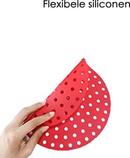 Merkloos Universeel inlegvel voor heteluchtfriteuse - Accessoire voor heteluchtfriteuse - 2 Stuks - Vaatwasserbestendig — thumbnail 2