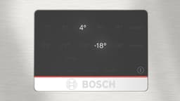 Bosch KGN367ICT - Serie 4 - Koelkast - Koel-vriescombinatie - 186 cm - Energielabel E - Total No Frost - Nooit meer ontdooien - VitaFresh XXL 0°C: houd etenswaren langer vers met extra ruime vershoudlades - RVS — thumbnail 5
