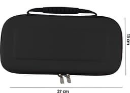 Hoes Geschikt voor Nintendo Switch Case Hoesje - Bescherm Hoes Geschikt voor Nintendo Switch Hoes Hard Cover - Zwart — thumbnail 5
