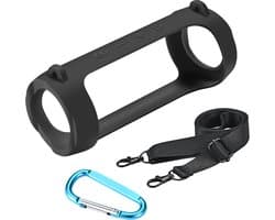 YONO Case geschikt voor JBL Flip 6 - 5 - Hoes - Siliconen - Zwart