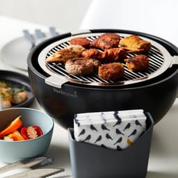 Barbecook Joya - Tafel BBQ Houtskool - Incl. set van 4 BBQ tangen - Zwart - 31cm — thumbnail 4