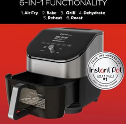 Instant Vortex Plus ClearCook OdorErase 5,7L airfryer (RVS) — thumbnail 11