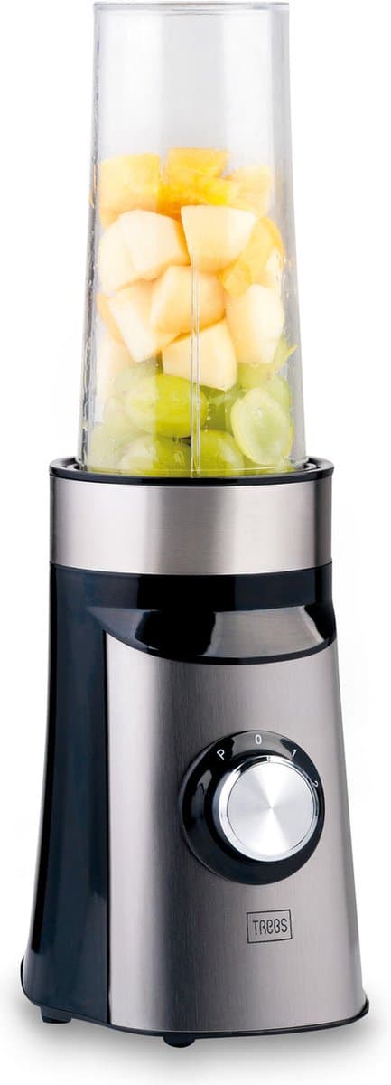 Smoothie to go/ Blender to go- blender en drinkbeker in één- ijs crushen mogelijk- 2 snelheden- inclusief schenkkan en drink beker — afbeelding 1