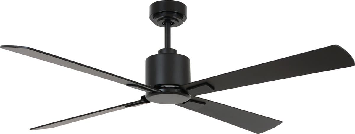 Highlight Metalen Plafondventilator Airfusion Climate I 132cm zwart — afbeelding 1