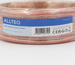 Luidspreker kabel - 1.5mm² - 25 meter - Op rol - Allteq — thumbnail 4