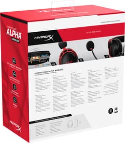 HyperX Cloud Alpha Draadloze Gaming Headset - Zwart/Rood — thumbnail 7