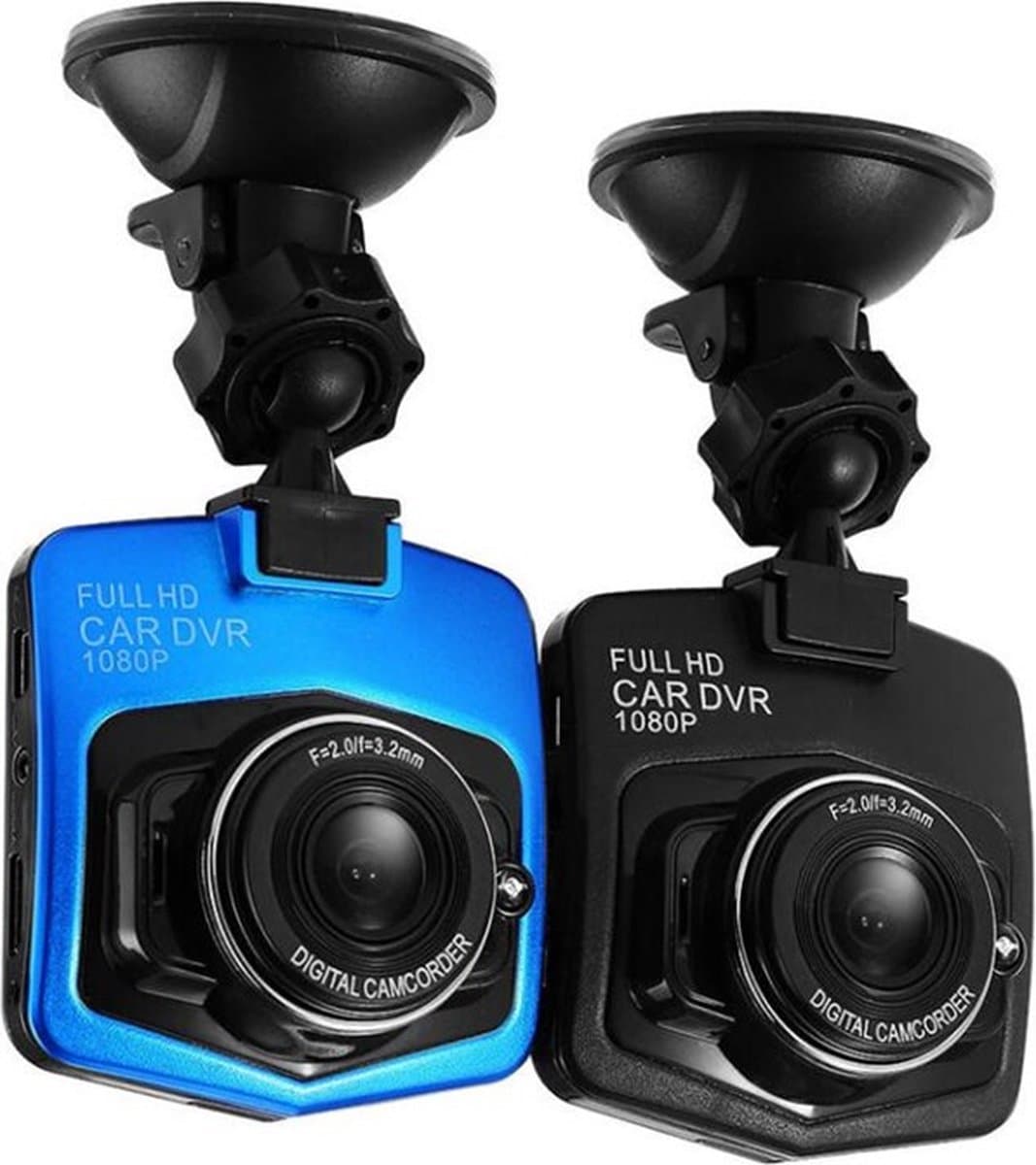 TechU™ Dashcam Voor en Achter Camera – M09 – Dashboardcamera – Full HD 1080P – 140° Wijdhoeklens – 2.4” Scherm – Parkeermodus – Looprecording – Bewegingssensor – G-sensor – Nachtvisie – 16G ROM + 1G RAM - voor auto — afbeelding 1