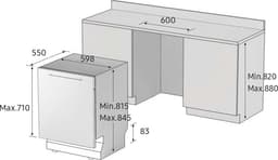 Samsung Inbouw Vaatwasser DW60A6082BB - Auto Open Drogen - Hygiëne Care — thumbnail 2