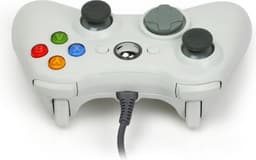Coretek Controller voor XBOX 360 - bedraad - wit - 1,5 meter (Voor Xbox 360 & PC) — thumbnail 3
