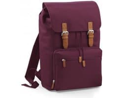 Bagbase Vintage Laptop Rugzak 18 Liter - Burgundy