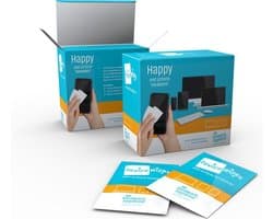 30 stuks Device Wipes - Professionele reinigingsdoekjes voor o.a. Airpods, smartphone, beeldscherm, laptop, toetsenbord, Ipad van De Hardware Hygiënist.