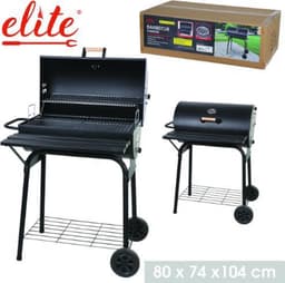 Elite - Complete Smoker Barbecue 80x74x104cm — thumbnail 1