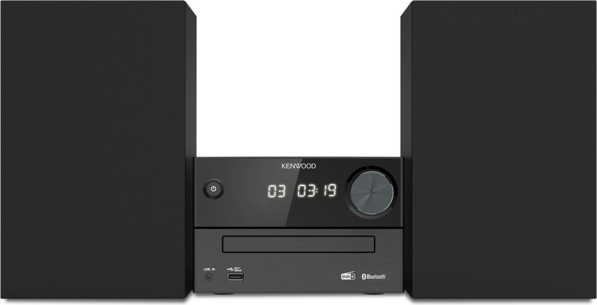 Kenwood M-420DAB - Micro DAB+ HiFi-systeem - Zwart — afbeelding 1