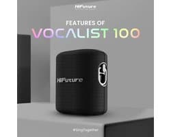 HiFuture - Vocalist 100 Black - Luidspreker
