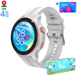 VUBIO 4G Kinder Smartwatch L1 - GPS - Incl. SIM - Videobellen - Wit — thumbnail 1