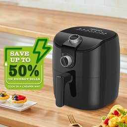 Aigostar Airfryer - Heteluchtfriteuse 4 liter - 1500W Zwart — thumbnail 5