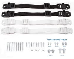 TV Straps - Kantelbeveiliging Voor Televisie & Meubels - Anti Kantel Banden - Omvalbeveiliging - Set 4 Stuks