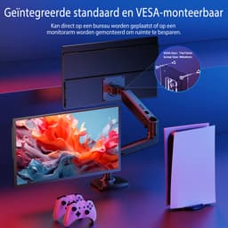 UPERFECT Portable Monitor 184T01 18" draagbaar scherm 4K 1.07B(8Bit+FRC)| 100% sRGB draagbare monitor | Aluminium Frame | Dual USB-C PD | Anti-verblindend IPS — thumbnail 3