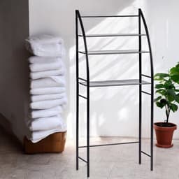 Wasmachine Ombouw - Zwart - Universeel - Wasmachine Organizer - Wasmachine Kast — thumbnail 4