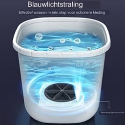 Kleine Wasmachine - Draagbare Wasmachine - Mini Wasmachine Met Centrifuge — thumbnail 2