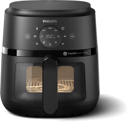 Philips 2000 Series Airfryer - NA220/00 - Kijkvenster - RapidAir - 4.2L - Tot 4 Personen - Zwart — thumbnail 2