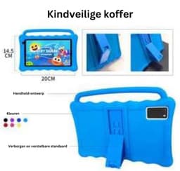 ApexArte® Kindertablet Vanaf 3 Jaar - Tablet Kinderen - Kinderspeelgoed - Geel — thumbnail 3