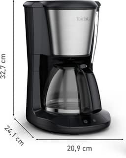 Tefal Subito CM5S1D - Filter koffiezetapparaat - 1.25L - Herbruikbaar filter - 15 Kopjes - Optionele Warmhoudfunctie - Modern Design - RVS — thumbnail 3