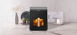 Panasonic NF-CC600AXE Airfryer 6 l 1450 W CoolTouch-behuizing, Stoomtoevoeging, Digitale timer, LC-display, Kijkvenster — thumbnail 2